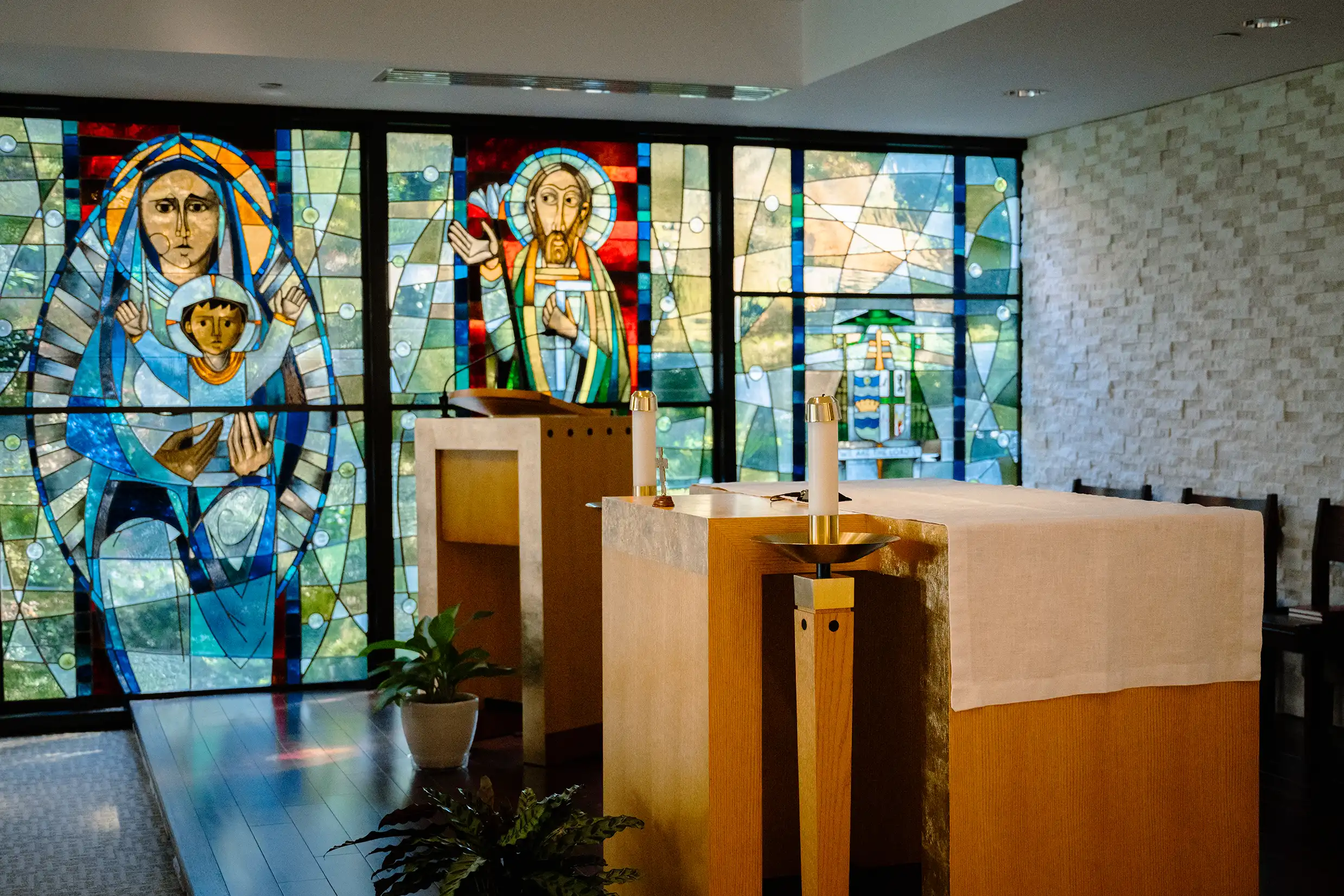 Chancery Chapel Windows and Altar